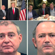 Top left: Lev Parnas and Donald Trump. Top right: Donald Trum Jr. Tommy Hicks, Jr., Lev Parnas and Igor Fruman. Bottom left: Lev Parnas. Bottom right: Igor Fruman